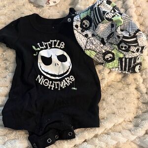 Disney Black and White 'Little Nightmare' Bodysuit